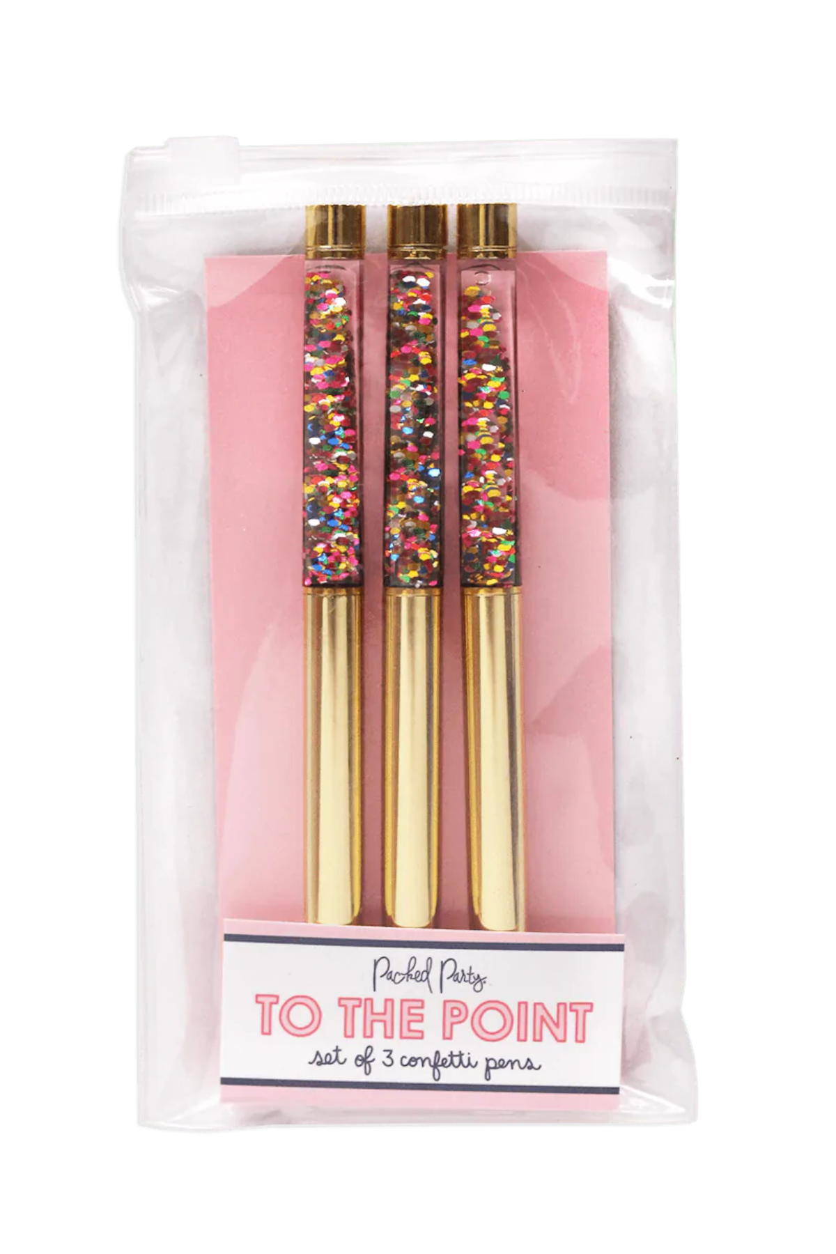 To The Point Confetti Pen Set of 3
