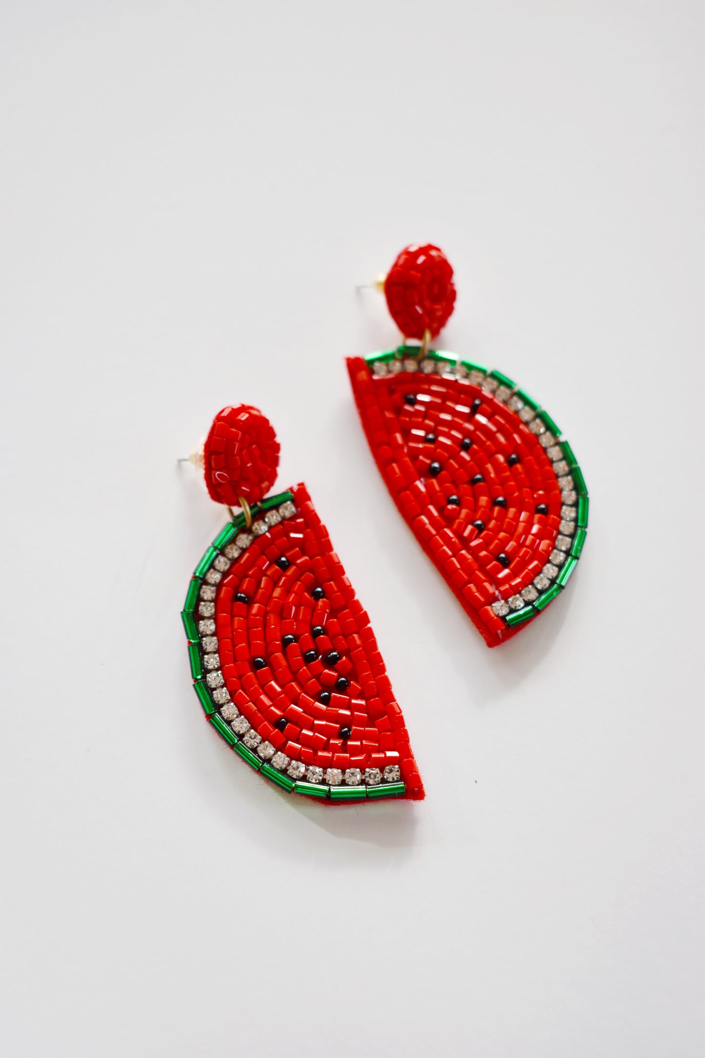 Beaded Jewelry Watermelon Seed Bead Earrings Paparazzi Fun And