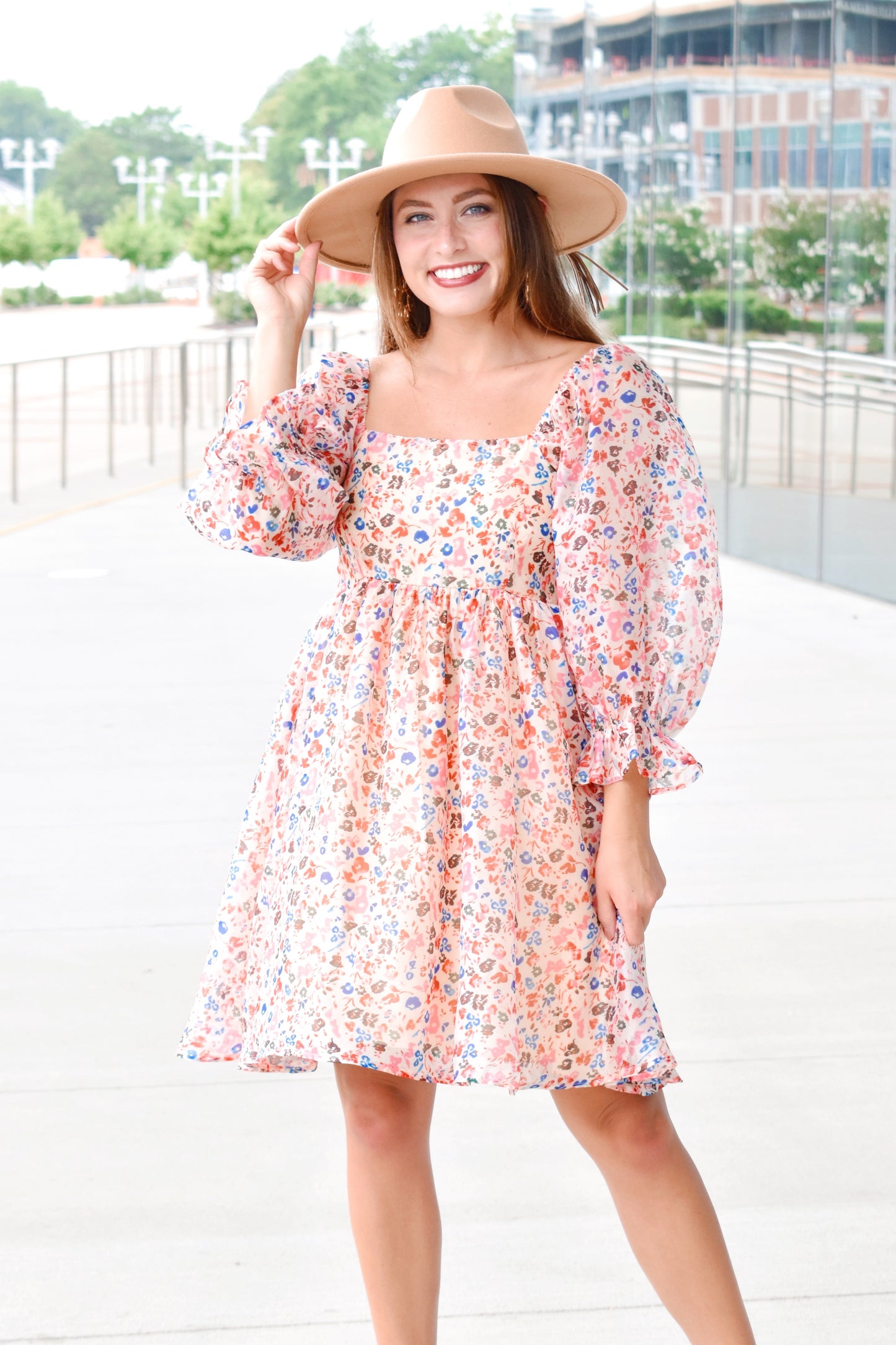 Sweet As Can Be Floral Babydoll Dress – Confetti Boutique