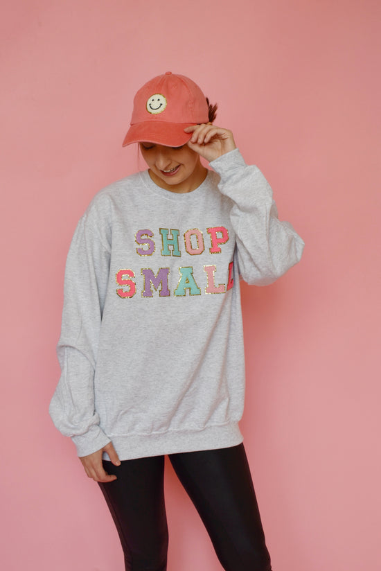 Grey Shop Small Patch Sweatshirt