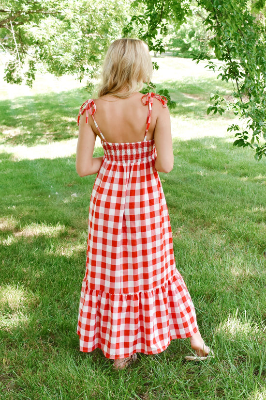 Picnic Ready Gingham Maxi Dress Confetti Boutique Picnic Ready Gingham Maxi Dress Confetti Boutique