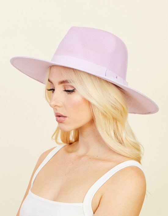 Lavender Bow Detail Hat