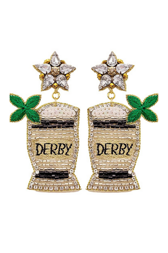 Load image into Gallery viewer, Derby Mint Julep Earrings
