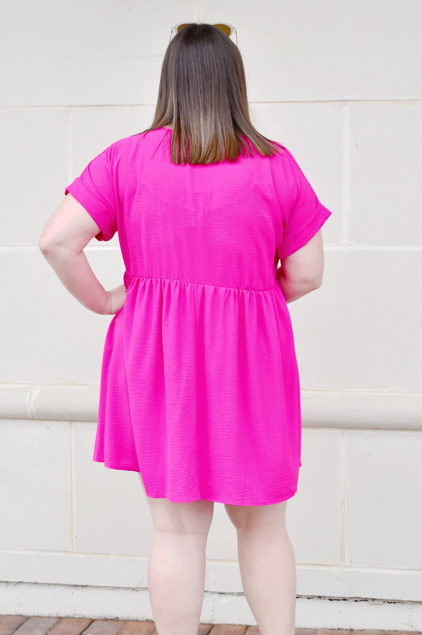 Plus Hot Pink Must Have Babydoll Dress Confetti Boutique Plus Hot Pink Must Have Babydoll Dress Confetti Boutique