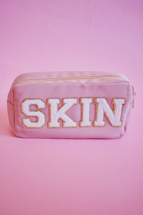 Large Skin Patch Pouch Bag