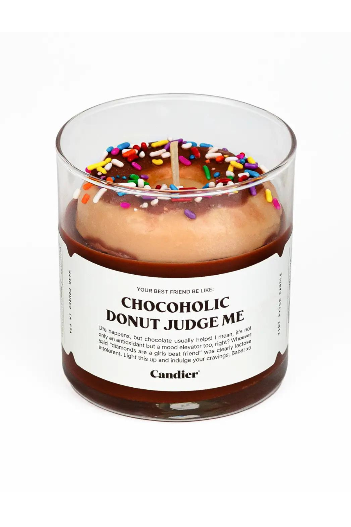 Candier Chocoholic Donut Judge Me Candle