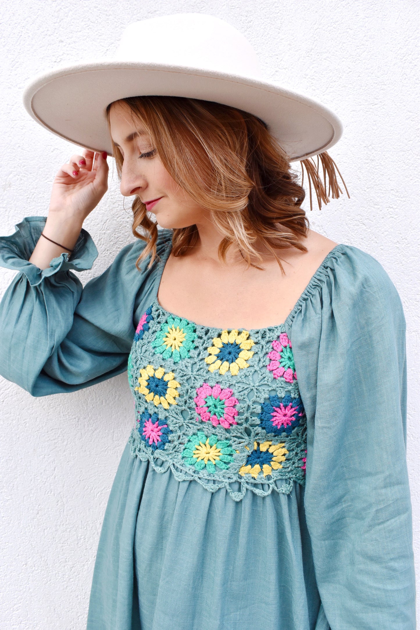 Lagoon Crochet Square Neck Dress Confetti Boutique Lagoon Crochet Square Neck Dress Confetti Boutique