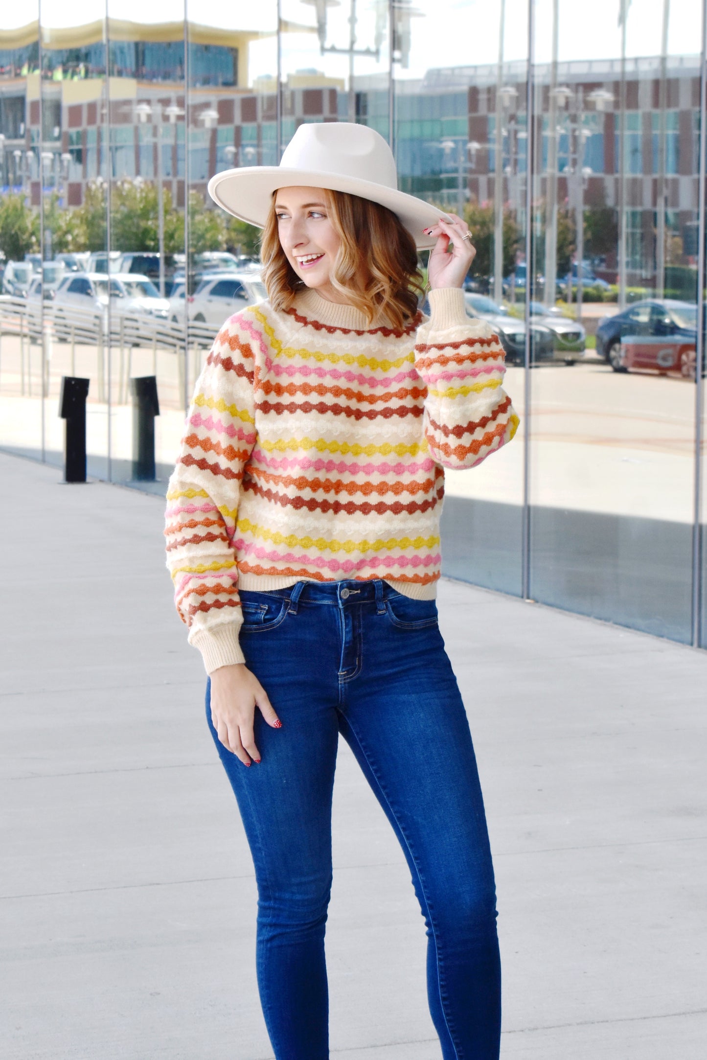 Falling For Fall Striped Sweater
