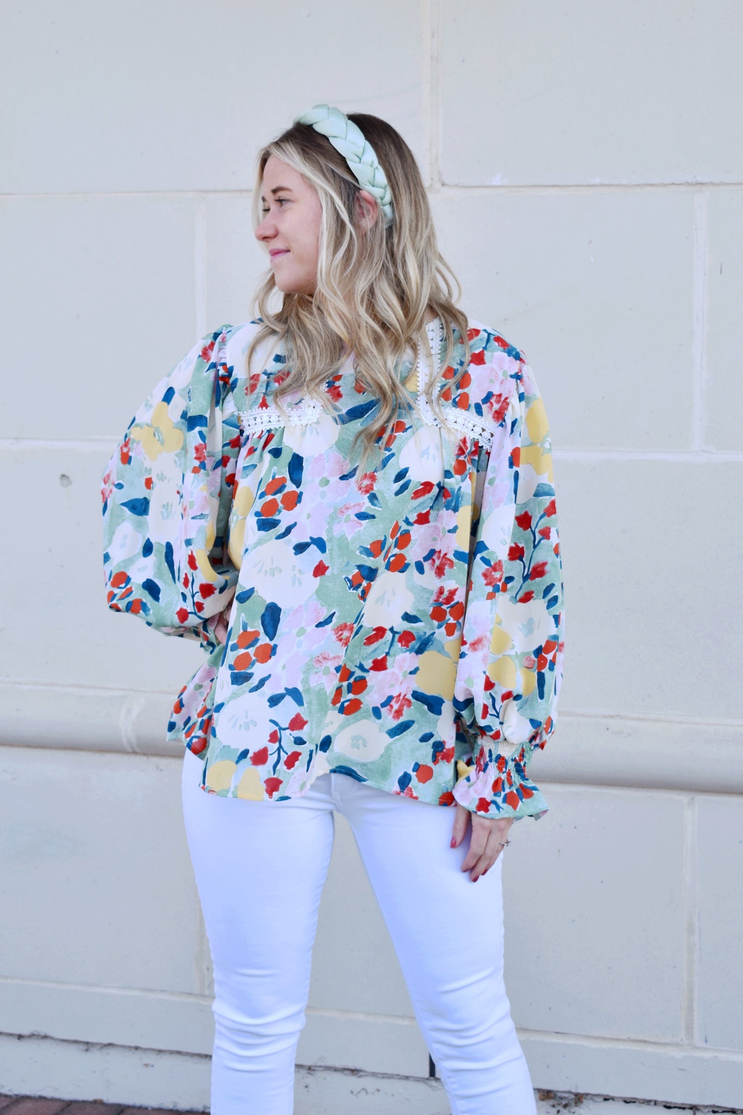 Dreaming of Spring Floral Blouse