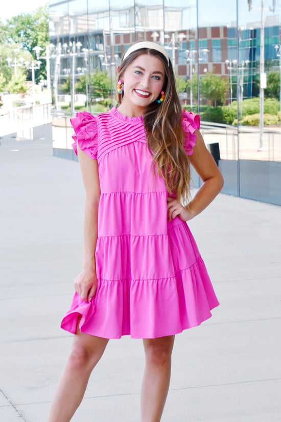 The Perfect Pink Babydoll Dress