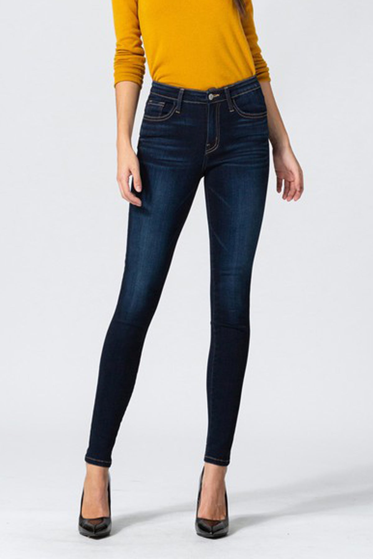 Load image into Gallery viewer, Mid Rise Super Soft Skinny Jean
